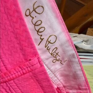 Lilly Pulitzer Vibrant Pink Textured Shorts